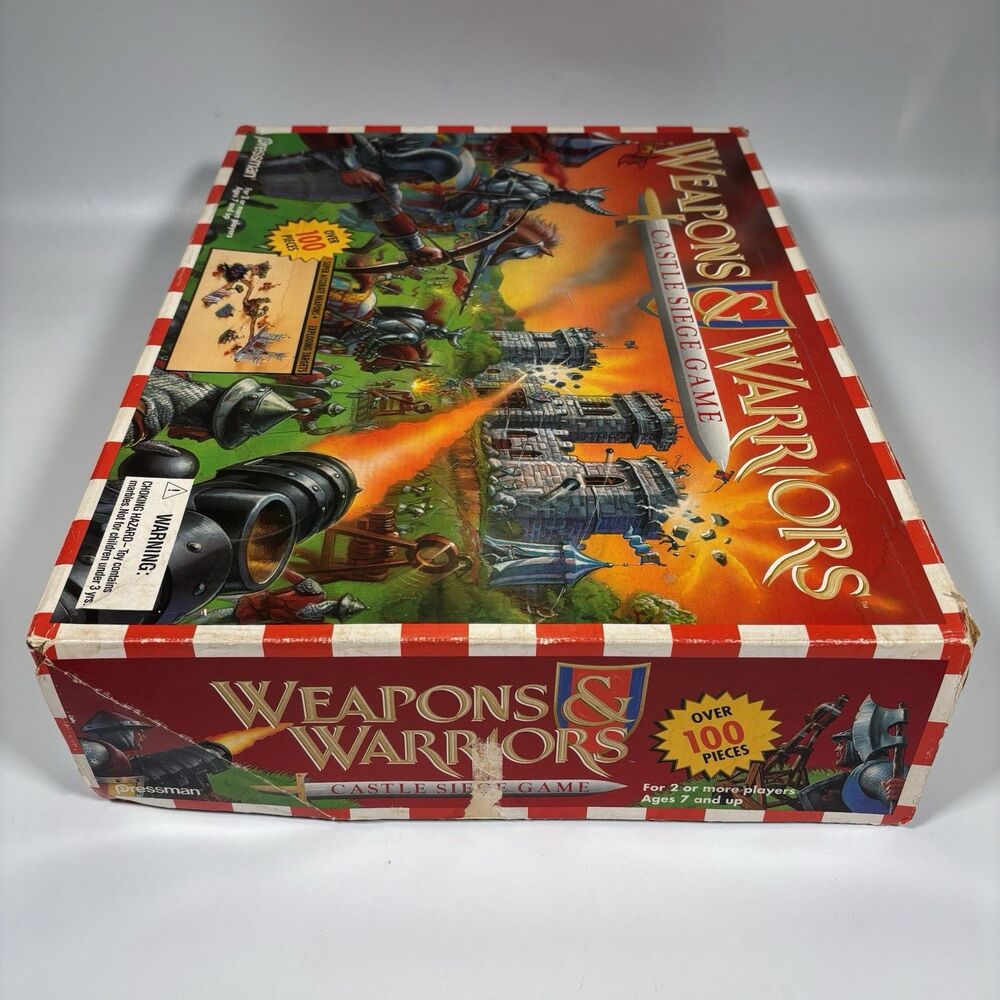 Vintage Weapons & Warriors Castle Siege Game 1996 Pressman #9705 Near Complete - Picture 12 of 15